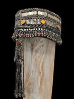 Antiek Zilveren Hoofd Tooi Saoedi Arabisch , Marokko, Antiek en Kunst, Antiek | Goud en Zilver, Verzenden