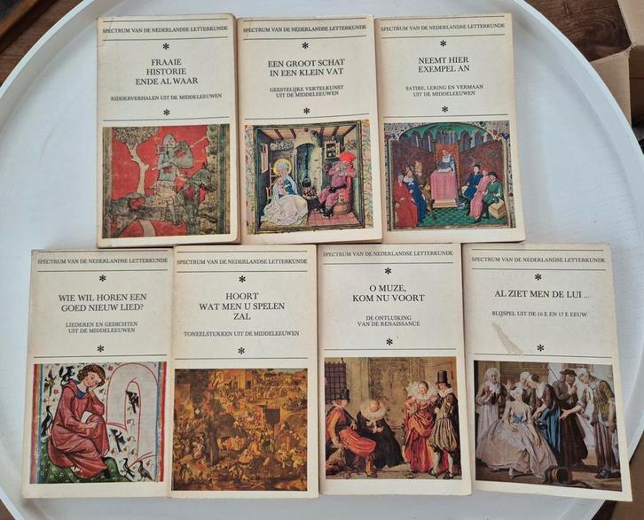 Spectrum van de Nederlandse letterkunde deel 1 2 3 4 5 6 12, Boeken, Literatuur, Gelezen, Nederland, Ophalen of Verzenden