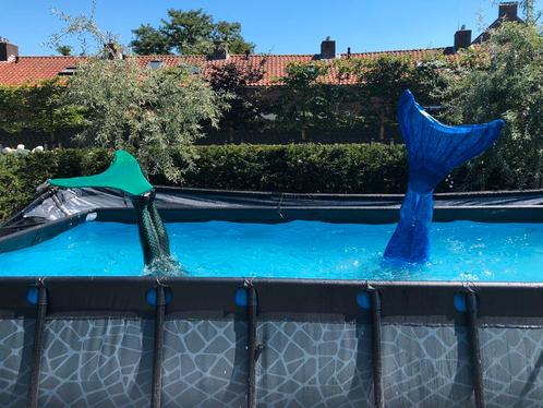 Exit zwembad met kap, zandpomp en trap, Tuin en Terras, Zwembaden, Zo goed als nieuw, 80 tot 120 cm, 400 cm of meer, 200 tot 300 cm
