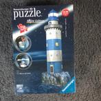 3D puzzel vuurtoren met lamp ravensburger, Ophalen of Verzenden, Minder dan 500 stukjes, Zo goed als nieuw, Rubik's of 3D-puzzel