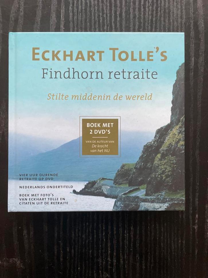 Eckhart Tolle's Findhorn retraite (boek+2 DVD's), Boeken, Esoterie en Spiritualiteit, Zo goed als nieuw, Achtergrond en Informatie