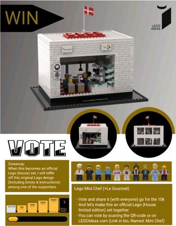 Help! Lego ideas Mini Chef (+Le Gourmet) beschikbaar voor biedingen