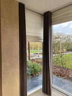 Ecru vouwgordijnen diverse breedtes 250cm lang, Huis en Inrichting, Stoffering | Gordijnen en Lamellen, Ophalen, 100 tot 150 cm