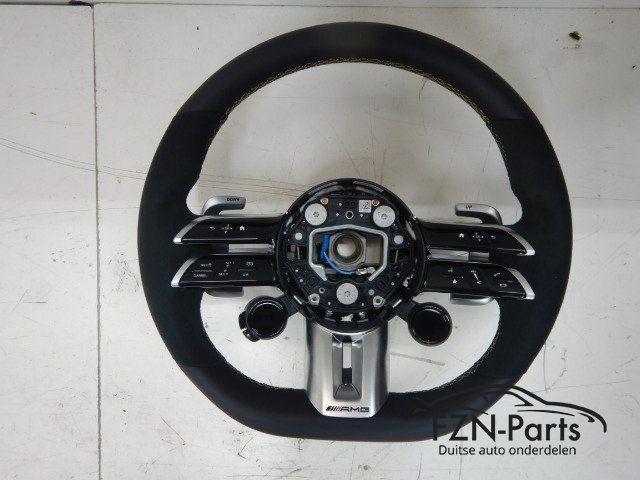 Mercedes-Benz C63 E63 W213 AMG Stuur Leer Alcantara MF+F1, Auto-onderdelen, Besturing, Gebruikt, Ophalen of Verzenden