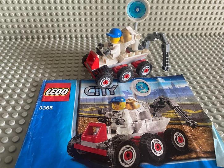 Lego City set 3365 Ruimtemaanbuggy 2011 met bouwinstructie, Kinderen en Baby's, Speelgoed | Duplo en Lego, Gebruikt, Lego, Complete set