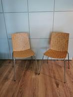 2 vintage IKEA Eliot stoelen, Ophalen, Zo goed als nieuw, Wit, Twee