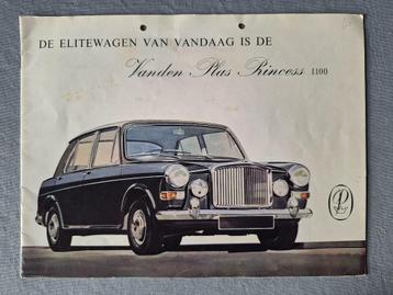 Brochure VANDEN PLAS PRINCESS 1100 - 1966 NL beschikbaar voor biedingen