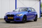 BMW 1-Serie (F20) 118I 5DR 2014 Blauw, Origineel Nederlands, Te koop, 5 stoelen, Benzine