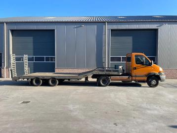 Renault Master Pro 160 - be trekker 10 ton met dieplader Vel beschikbaar voor biedingen