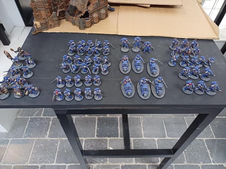 PRIJSVERLAGING Warhammer Ultramarines, Hobby en Vrije tijd, Wargaming, Warhammer, Geverfd, Ophalen of Verzenden