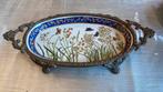 Wong Lee porseleinen schaal met koperen omranding, Antiek en Kunst, Ophalen of Verzenden