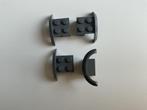 Lego 4 spatborden 4x2 1/2x1 donker grijs, Ophalen of Verzenden, Zo goed als nieuw, Losse stenen, Lego
