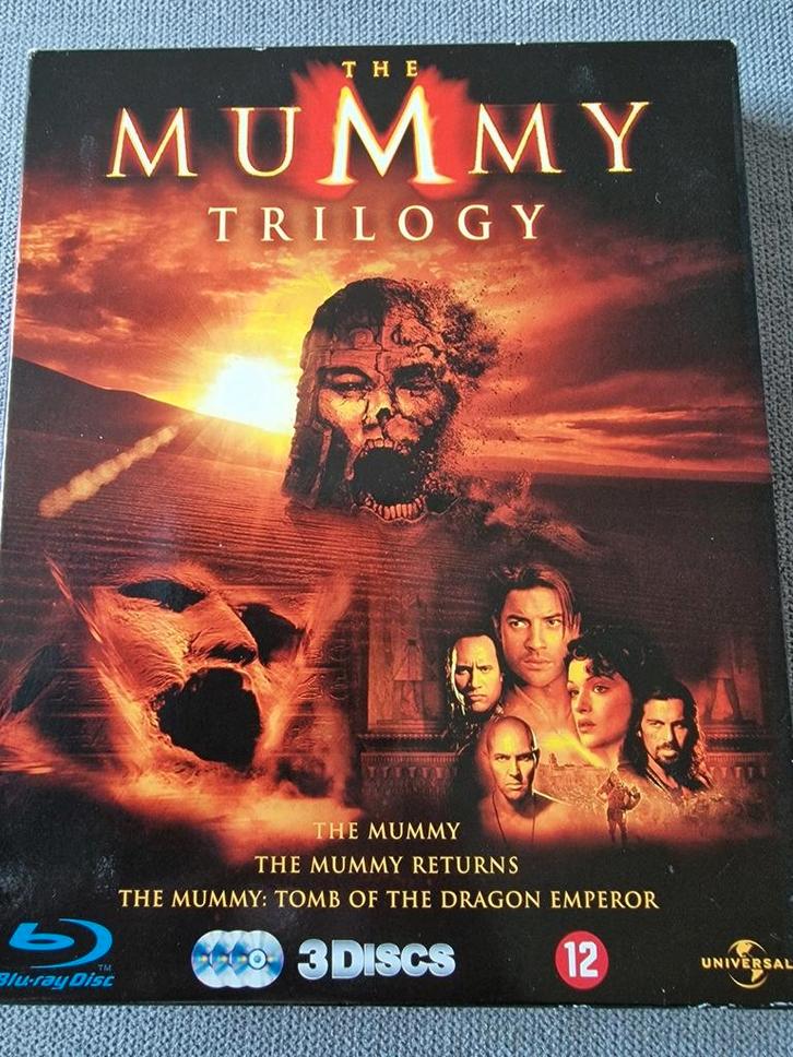 Blu Ray: the Mummy Trilogy - 3 Disc, Cd's en Dvd's, Blu-ray, Zo goed als nieuw, Avontuur, Boxset, Ophalen of Verzenden