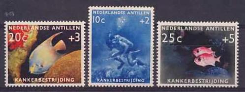 Nederlandse Antillen 315/7 postfris Kankerbestrijding 1960, Postzegels en Munten, Postzegels | Nederlandse Antillen en Aruba, Postfris