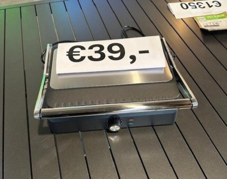 Contact Grill XL nu voor maar €39, Witgoed en Apparatuur, Contactgrills, Nieuw, Ophalen