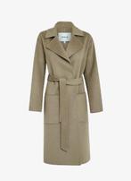 Minus CHANTAL wollen mantel coat donkerbeige maat 38, Maat 38/40 (M), Minus, Beige, Nieuw