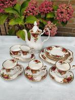 Royal Albert – Old Country Roses koffieset, Antiek en Kunst, Antiek | Servies compleet, Ophalen of Verzenden
