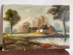 Landschap met boerderij, Ophalen of Verzenden