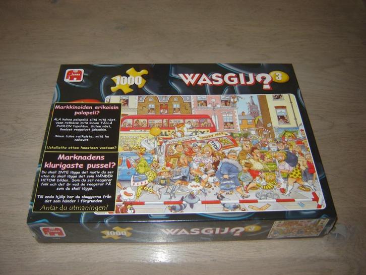 Puzzel Wasgij O. Nr:3 DE NAAKTE WAARHEID 1000 st. NIEUW, Hobby en Vrije tijd, Denksport en Puzzels, Nieuw, Legpuzzel, 500 t/m 1500 stukjes
