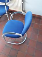 Stoelen voor kantoor, kantine, Huis en Inrichting, Stoelen, Vijf, Zes of meer stoelen, Blauw, Gebruikt, Metaal