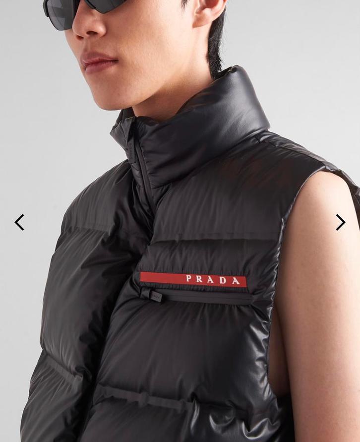 Prada Re-Nylon Gilet - Licht & Stijlvol, Kleding | Dames, Jassen | Zomer, Nieuw, Maat 36 (S), Zwart, Ophalen of Verzenden