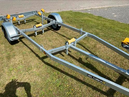 Mooie z.g.a.n.Marlin trailer, Watersport en Boten, Boottrailers, Zo goed als nieuw, Minder dan 1500 kg, Minder dan 6 meter, Geremd