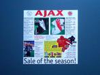 Ajax folder ‘Sale of the season’ (vóór 2003), Ophalen of Verzenden, Nieuw, Ajax, Overige typen