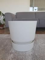 Elho Pot Bloempot 40 cm 31 liter White/Creme plastic likenew, Tuin en Terras, Bloempotten, 40 tot 70 cm, Kunststof, Rond, Zo goed als nieuw