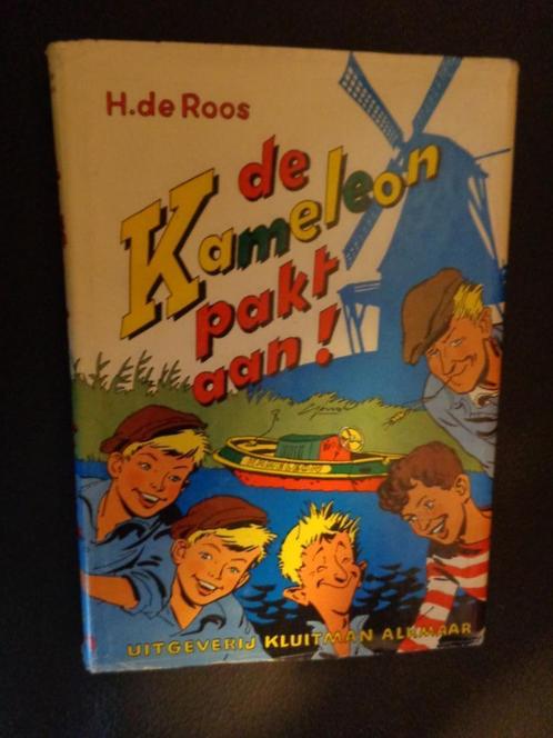 Kluitman - De Kameleon pakt aan (met mooie stofomslag), Boeken, Kinderboeken | Jeugd | 10 tot 12 jaar, Zo goed als nieuw, Ophalen of Verzenden