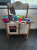 Speelkeuken met accessoires, Ophalen, Zo goed als nieuw, Hout, Speelkeuken