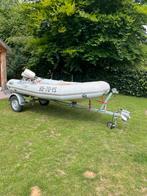 Rib Achilles 3.40 incl trailer en 15 PK johnson, Gebruikt, Benzine, Overige materialen, Ophalen