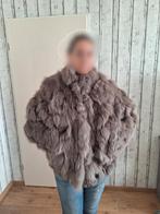 Zachte dikke bruine vos bontjas, maat L, 42-44, Ophalen of Verzenden, Zo goed als nieuw, Maat 42/44 (L), Bruin