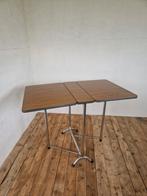 Vintage formica opklapbare tafel, Gebruikt, Ophalen of Verzenden