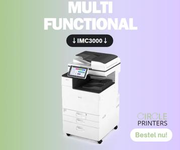 Multifunctionele Ricoh IMC3000 A3 printer beschikbaar voor biedingen