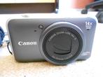 Uitgebreide Canon XS220HS compact camera,z.g.a.n., Gebruikt, 12 Megapixel, Canon, Compact
