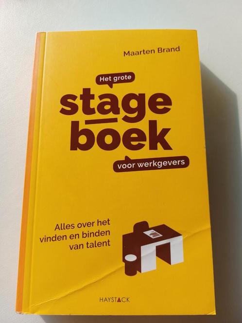 Maarten Brand - Het grote stageboek voor werkgevers, Boeken, Advies, Hulp en Training, Zo goed als nieuw, Ophalen of Verzenden