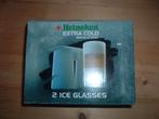 Heineken 2 Ice Glasses (nr.1), Verzamelen, Biermerken, Ophalen of Verzenden, Nieuw, Overige typen, Heineken