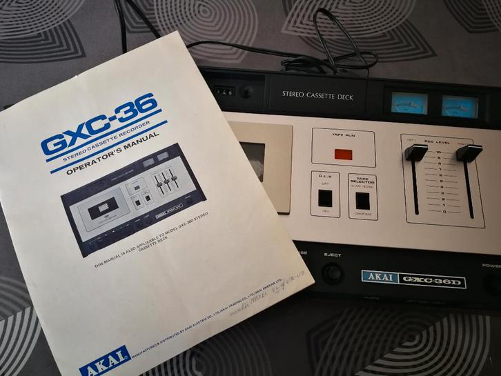 Akai GXC-36 uit 1973, Audio, Tv en Foto, Cassettedecks, Enkel, Akai, Tape counter, Ophalen of Verzenden