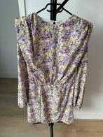 Gebloemd jurkje, Maat 38/40 (M), Paars, Ophalen of Verzenden, Boven de knie