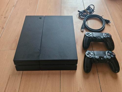 PS 4 Slim 2TB met 2 Controllers, Spelcomputers en Games, Spelcomputers | Sony PlayStation 4, Gebruikt, Original, 1 TB, Met 2 controllers