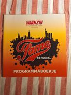 Fame - programmaboekje, Verzamelen, Overige Verzamelen, Ophalen of Verzenden, Zo goed als nieuw
