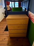 IKEA Malm Ladekast - 4 lades - Berkenfineer - 80x48x100 cm, Huis en Inrichting, Ophalen, Strak licht hout, 100 tot 150 cm, 50 tot 100 cm