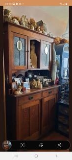 Antieke art deco buffetkast uit nalatenschap., Ophalen, Gebruikt, Eikenhout, 25 tot 50 cm