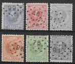 nederland nvph 19-26 gestempeld 6 uit serie cw 25.50, Postzegels en Munten, Postzegels | Nederland, Verzenden, T/m 1940, Gestempeld