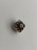 V680 Pandora goud op zilver bedel stralend, Z, Pandora, Ophalen of Verzenden, X