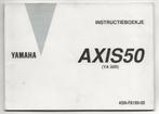 Yamaha AXIS50 YA 50 R handleiding (3466z) scooter, Ophalen of Verzenden, Zo goed als nieuw