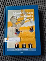Hoofdlijnen Nederlands Recht - Loonstra, C.J. Loonstra, Zo goed als nieuw, Gamma, HBO