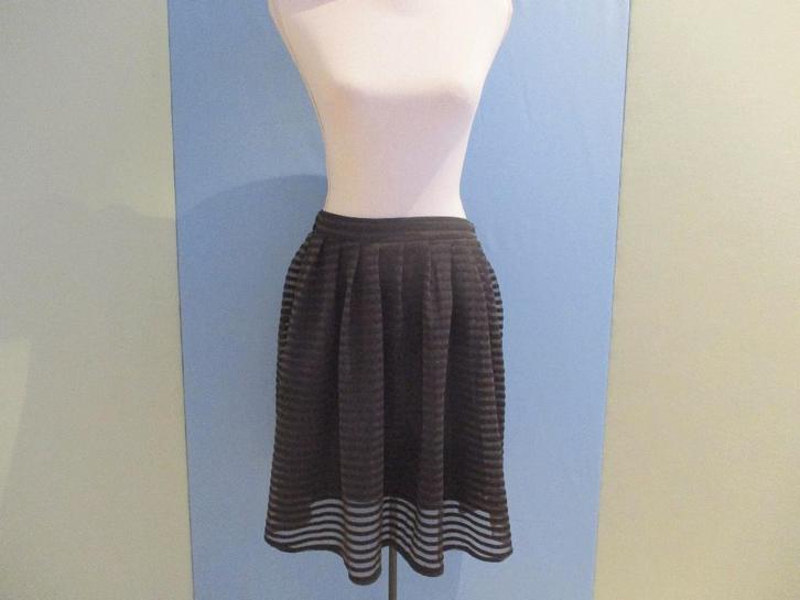 Lofty Manner rok maat M, Kleding | Dames, Rokken, Zo goed als nieuw, Maat 38/40 (M), Zwart, Onder de knie, Verzenden