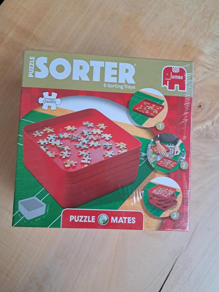Nieuwe Puzzel Sorteer Bakjes - Jumbo, Hobby en Vrije tijd, Denksport en Puzzels, Nieuw, Overige typen, Ophalen