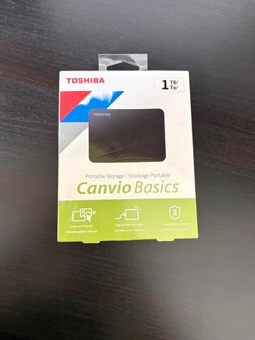 NIEUW || Toshiba Canvio Basics 1TB Externe Harde Schijf beschikbaar voor biedingen